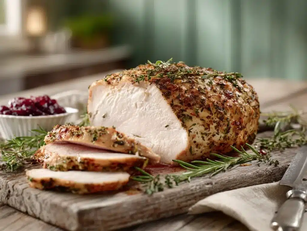 air fryer turkey breast - featured image