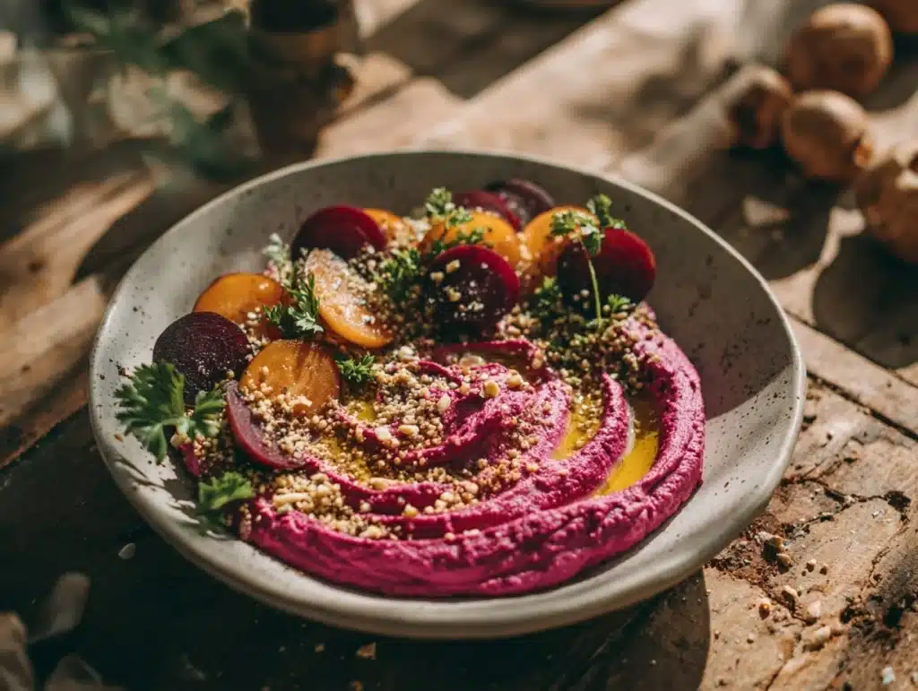 beet hummus - featured image