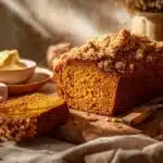 brown butter pumpkin bread - featured image