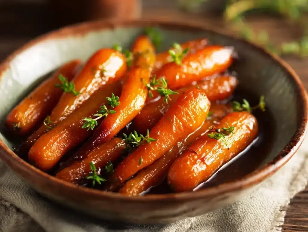brown sugar glazed carrots - featured image