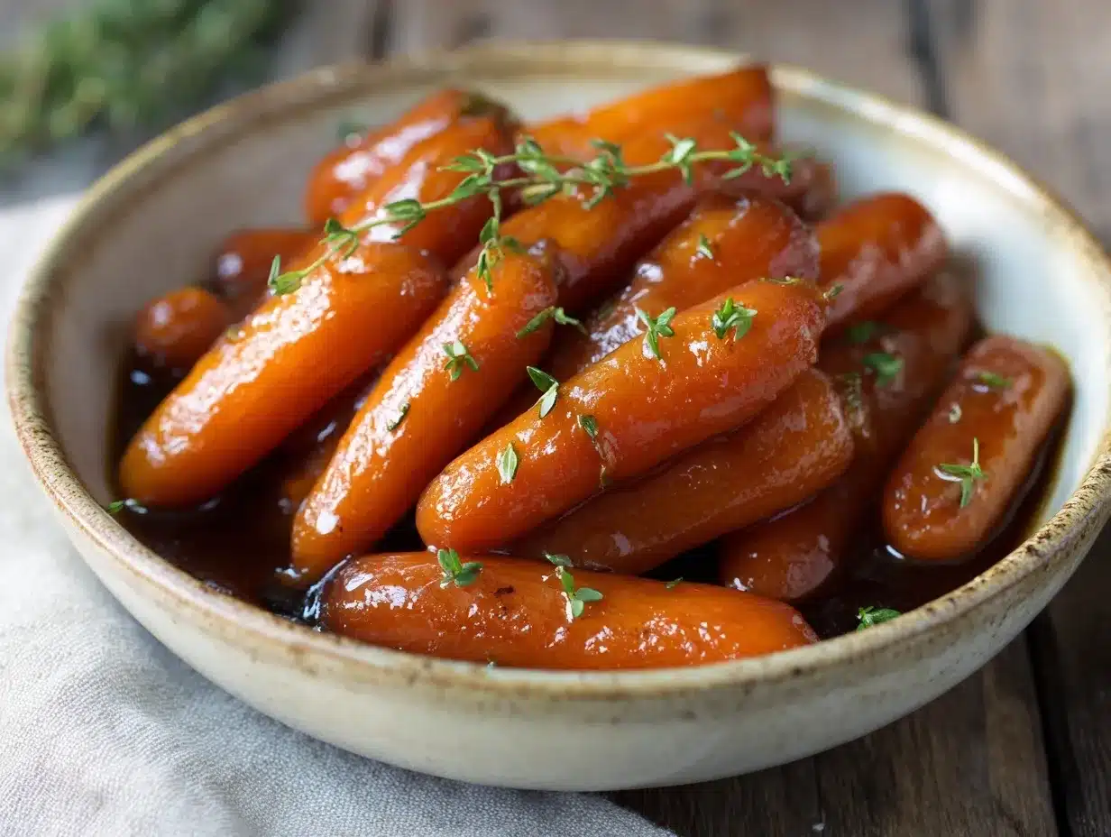 brown sugar glazed carrots preparation steps