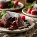 chocolate lava cakes - featured image