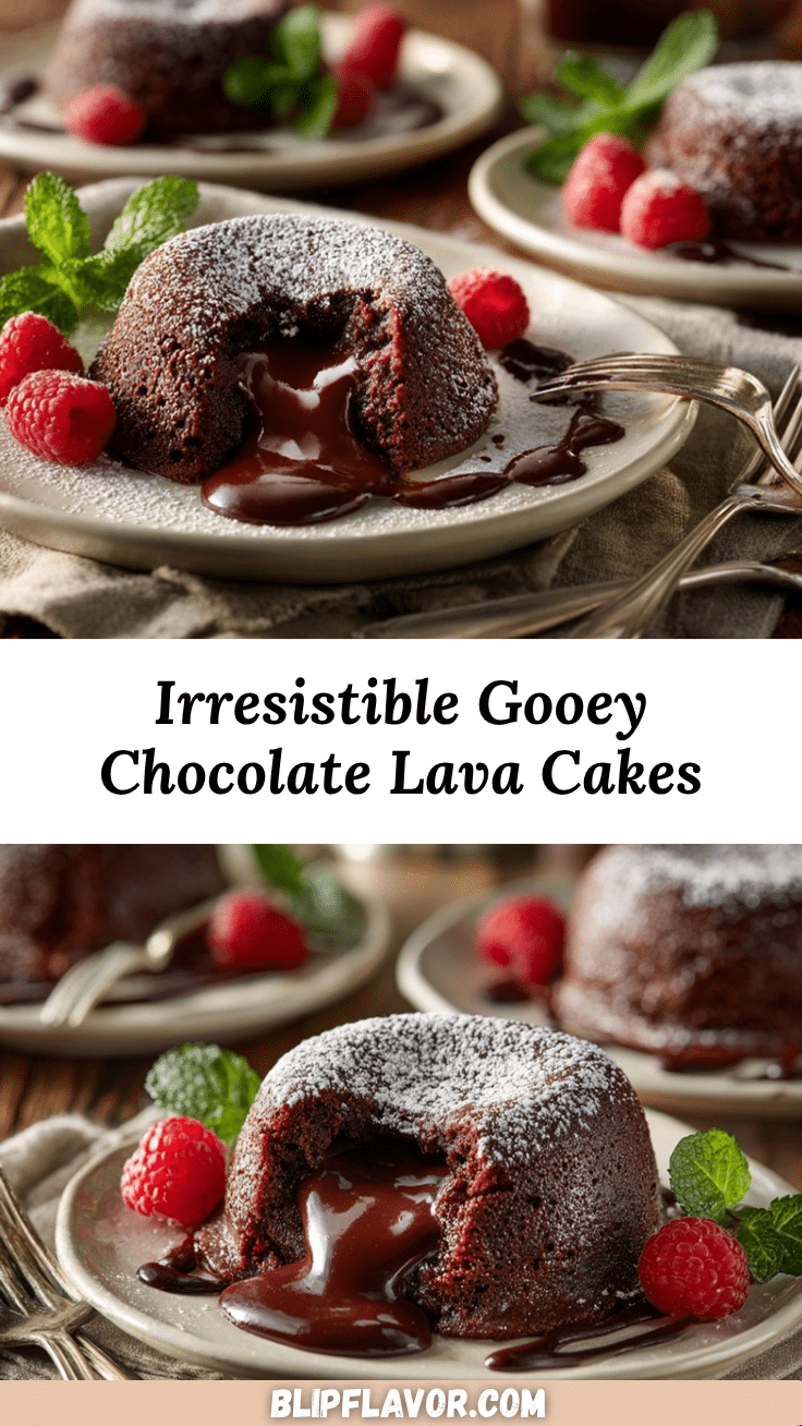 chocolate lava cakes recipe