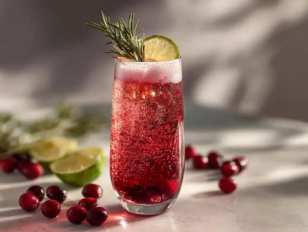 Cranberry Gin Fizz - featured image