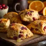 cranberry orange scones - featured image