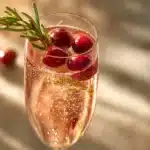 cranberry rosemary Prosecco cocktail - featured image