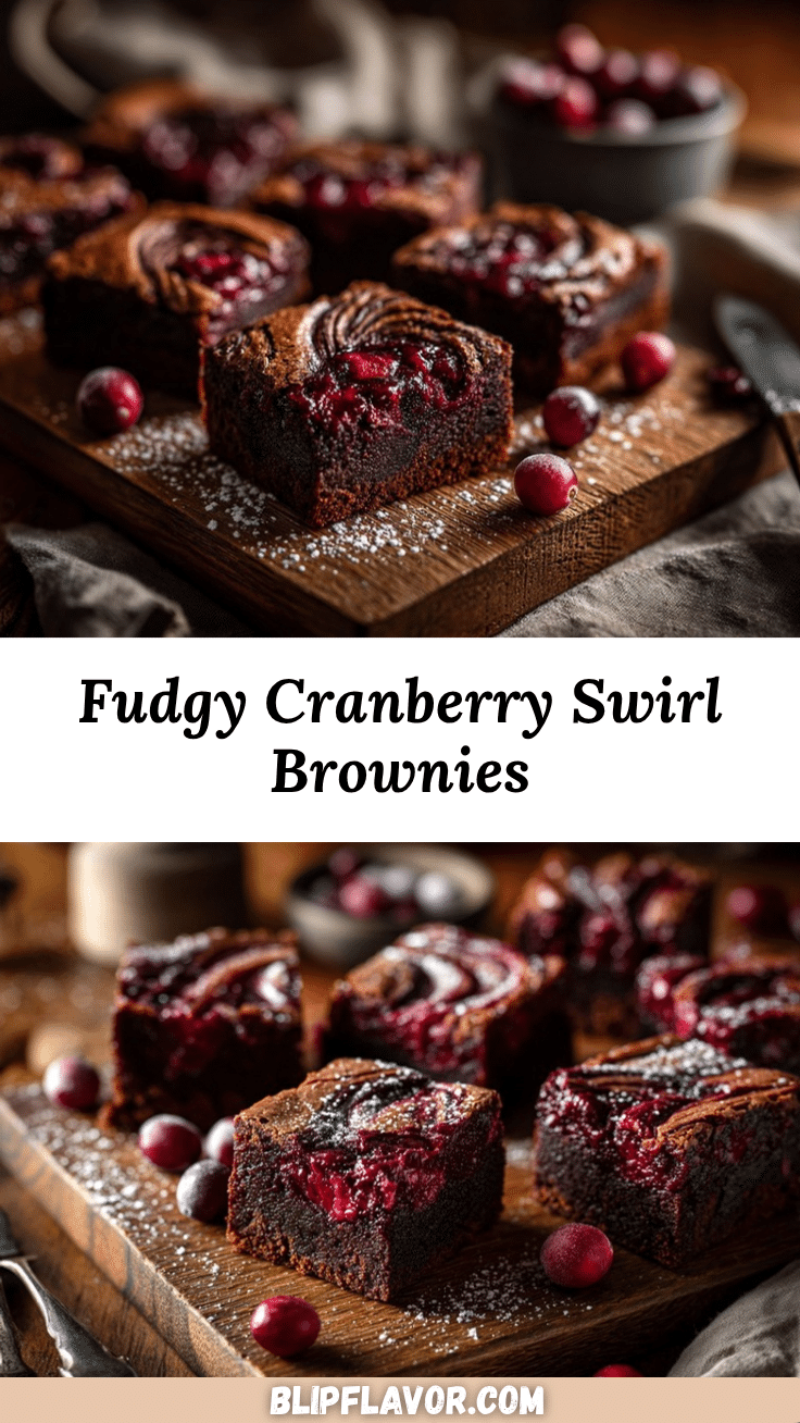 cranberry sauce brownies recipe