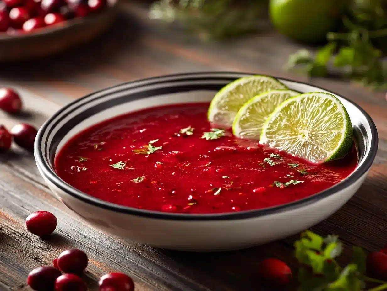 cranberry-sriracha sauce preparation steps