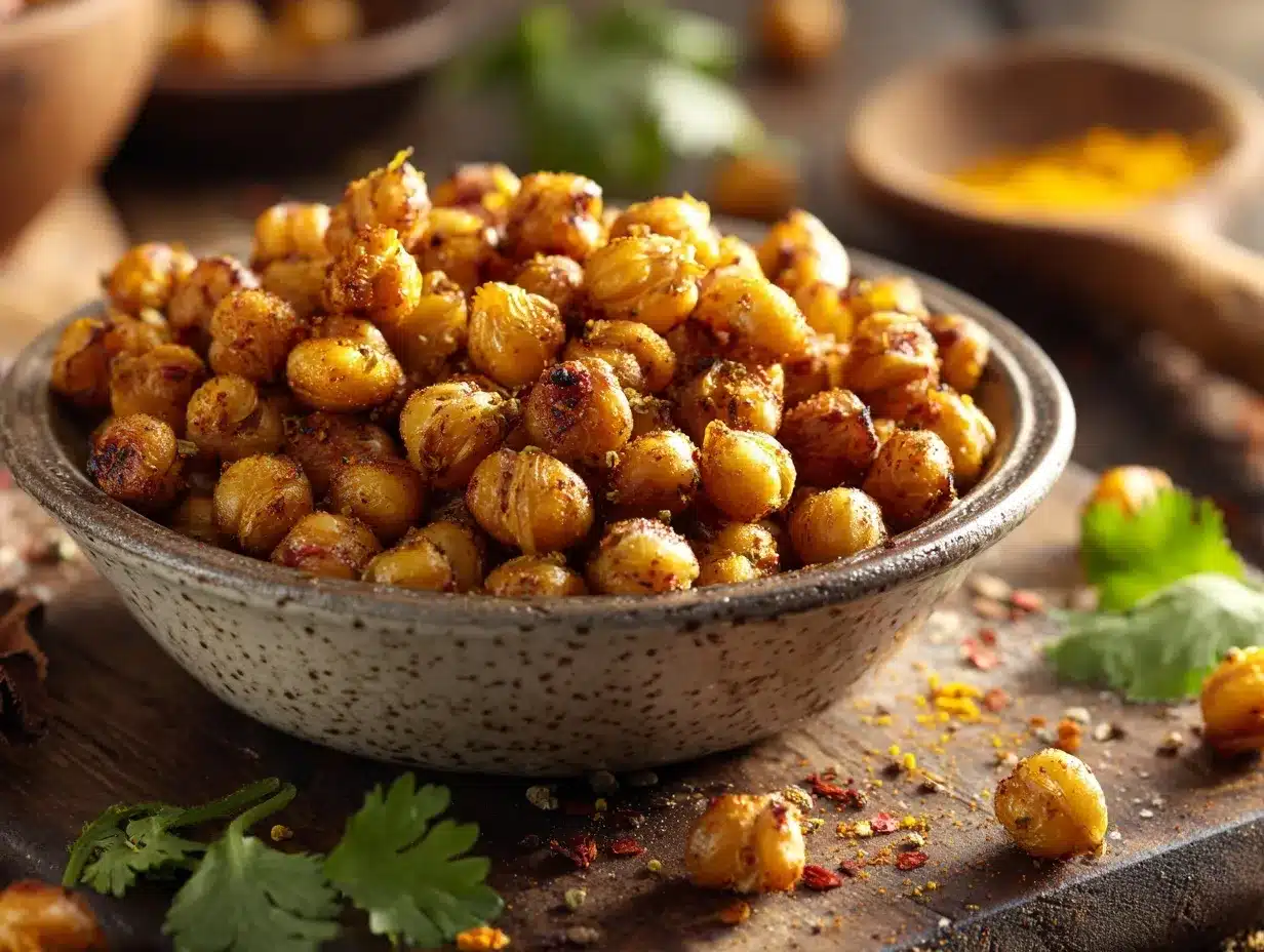 crispy chickpea nuts preparation steps