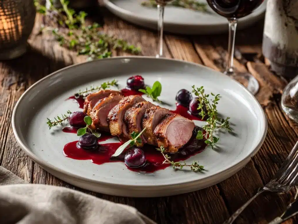 duck breast recipe - featured image