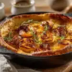 Dutch baby with caramelized apples and Brie - featured image