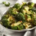 Garlic Parmesan Roasted Broccoli - featured image