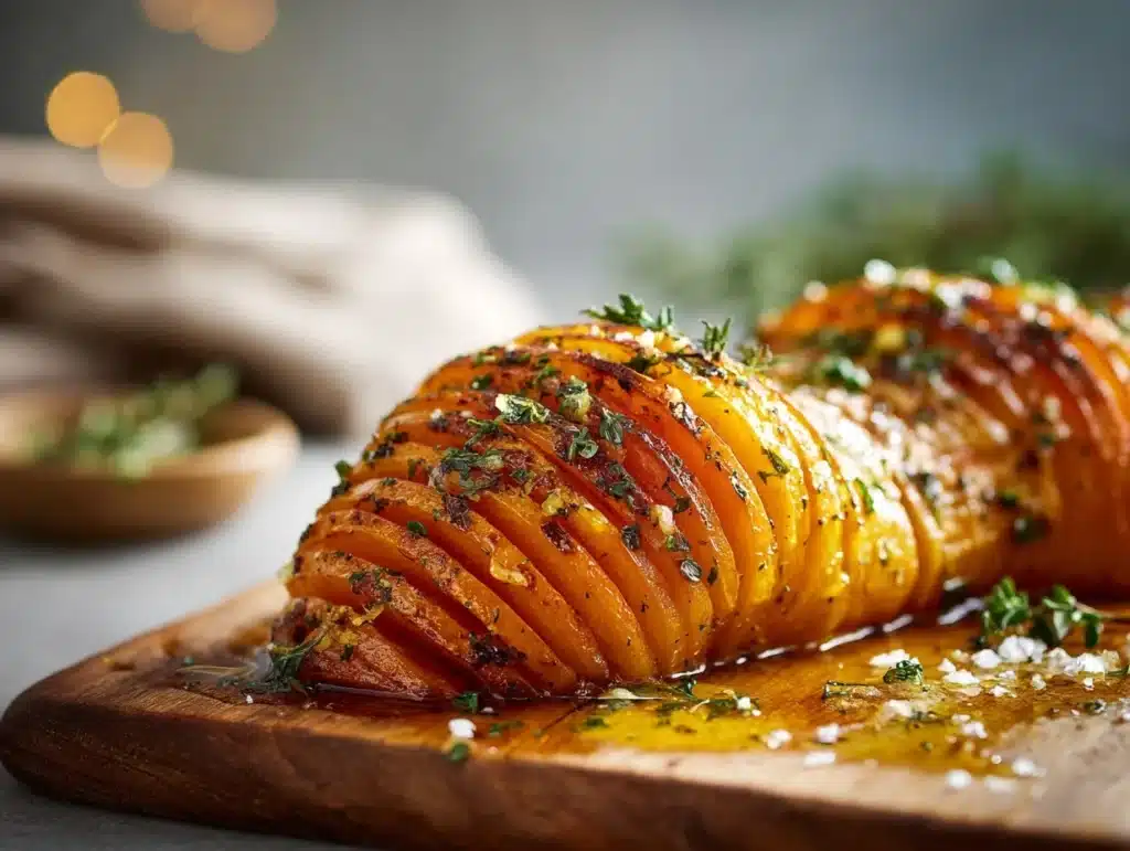Hasselback Butternut Squash - featured image