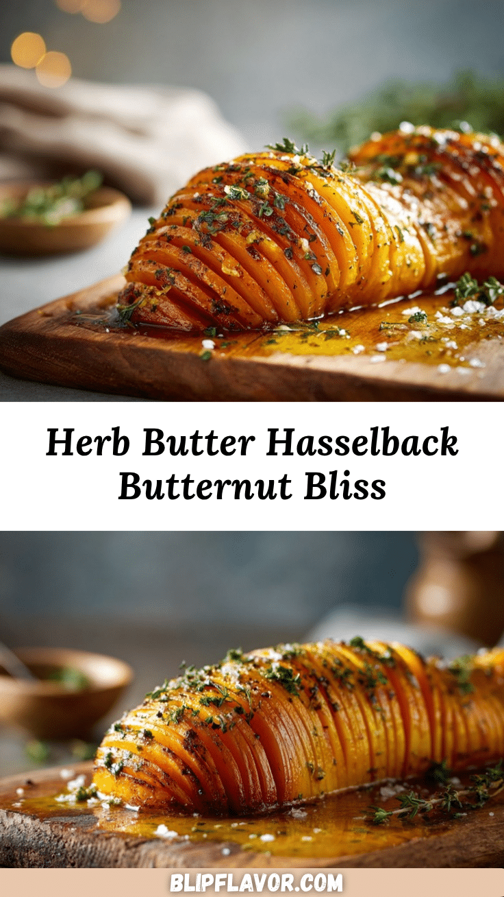 Hasselback Butternut Squash recipe