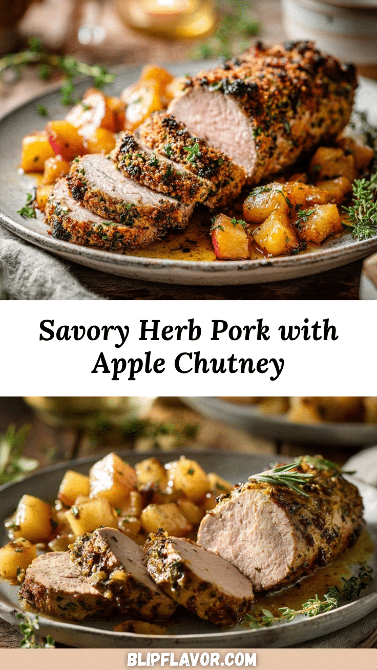 herb-crusted pork tenderloin recipe