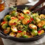 Honey Sriracha Brussels Sprouts - featured image