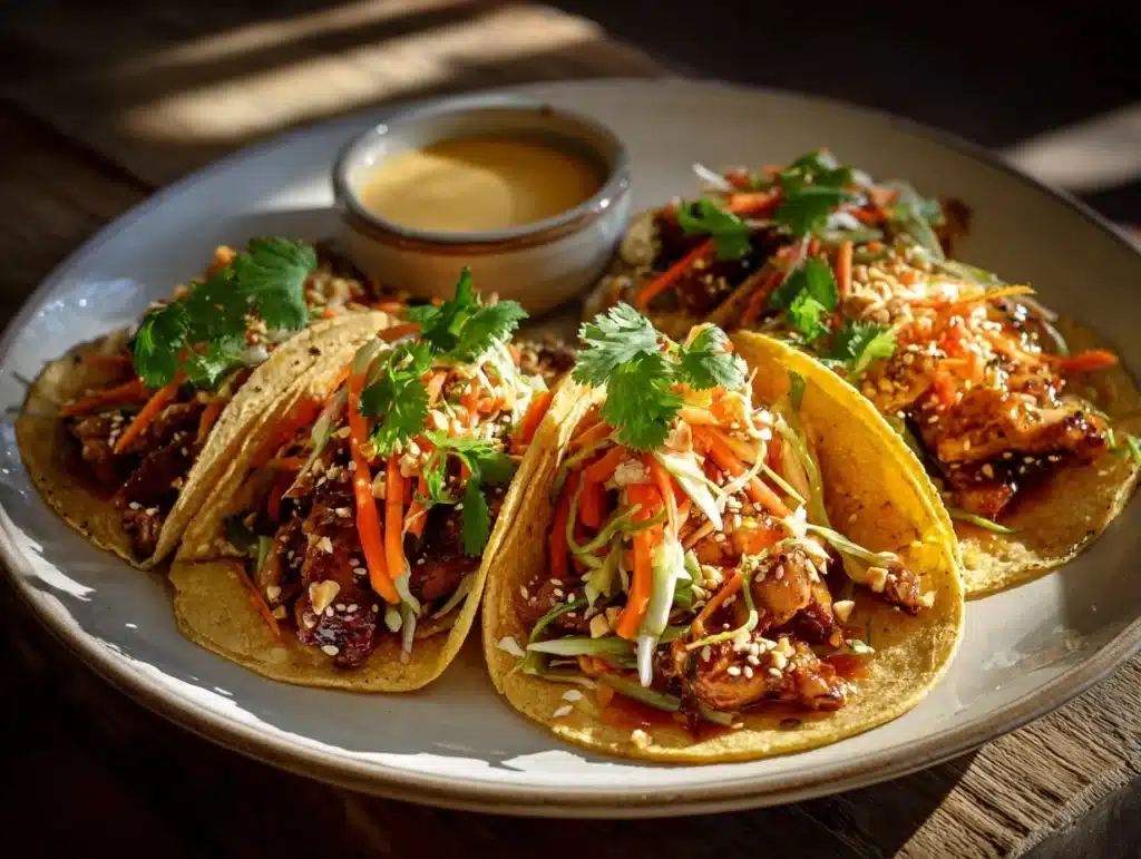 Korean BBQ turkey tacos - featured image