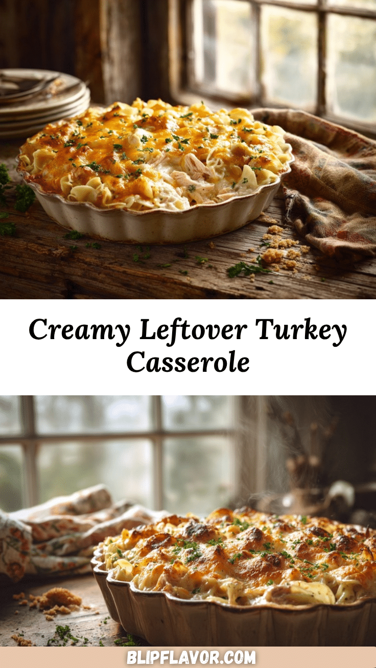 leftover turkey noodle casserole recipe