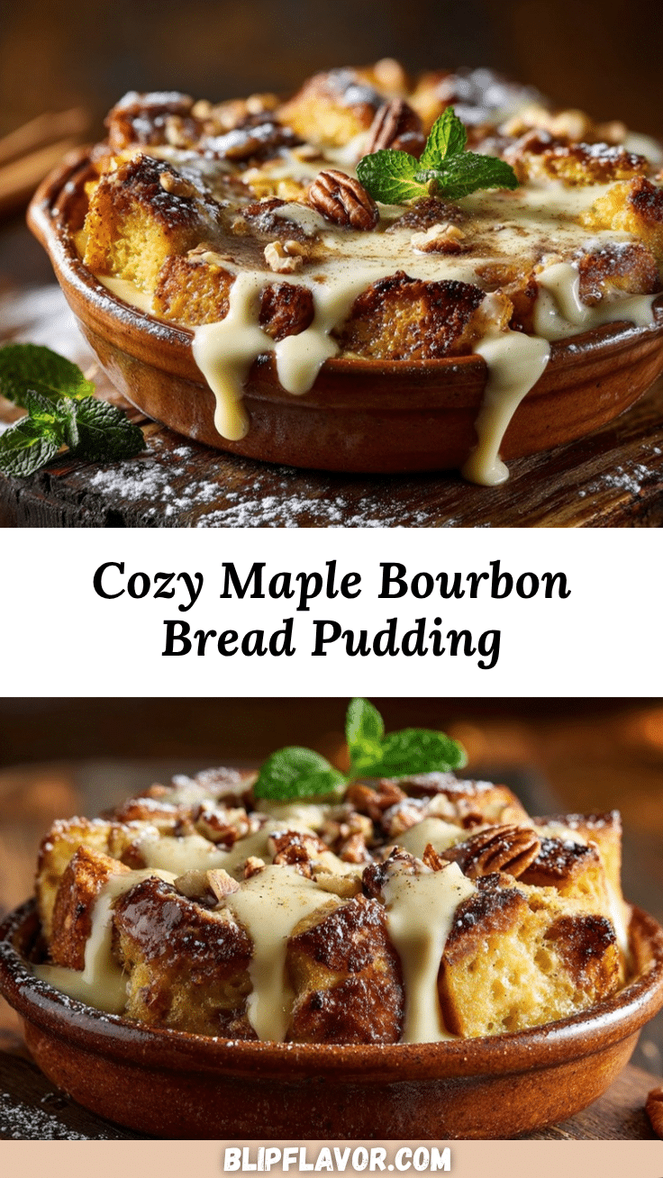 maple bourbon bread pudding recipe