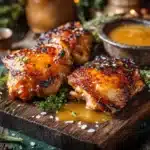 miso-glazed turkey thighs - featured image