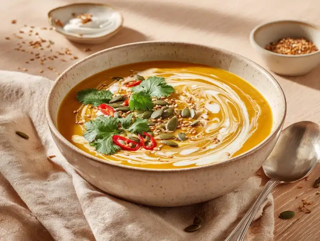 miso pumpkin soup - featured image