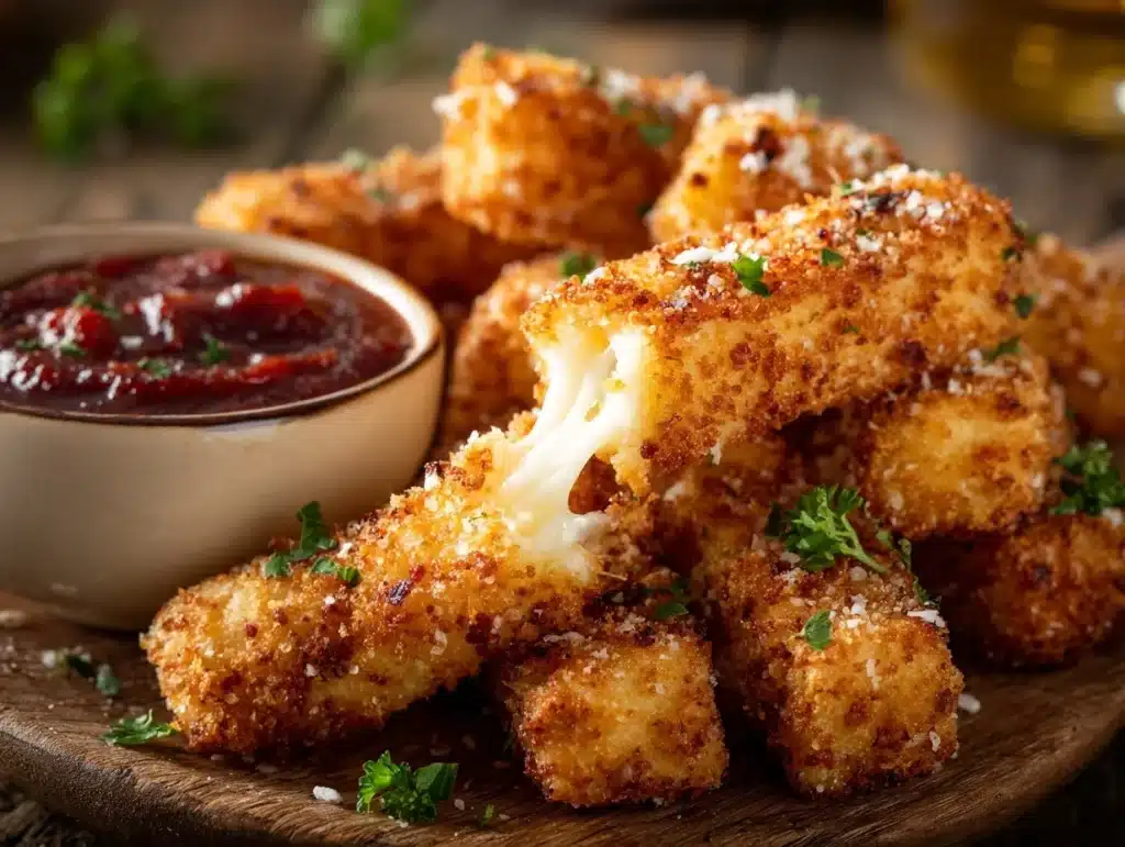mozzarella sticks recipe - featured image