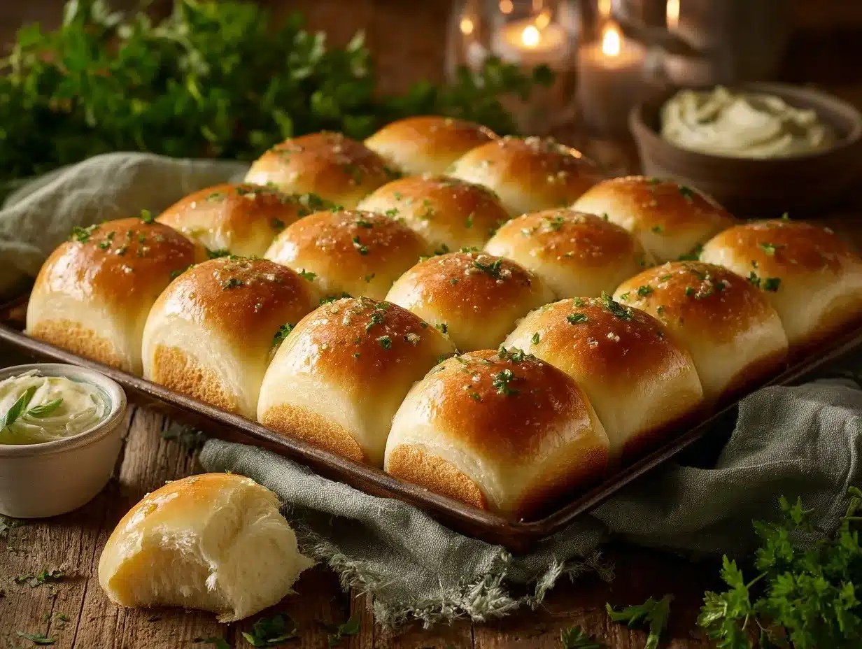 Parker House rolls preparation steps