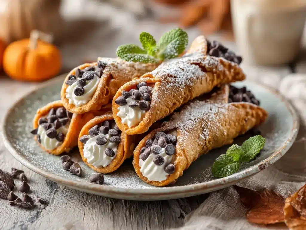 pumpkin cannoli - featured image