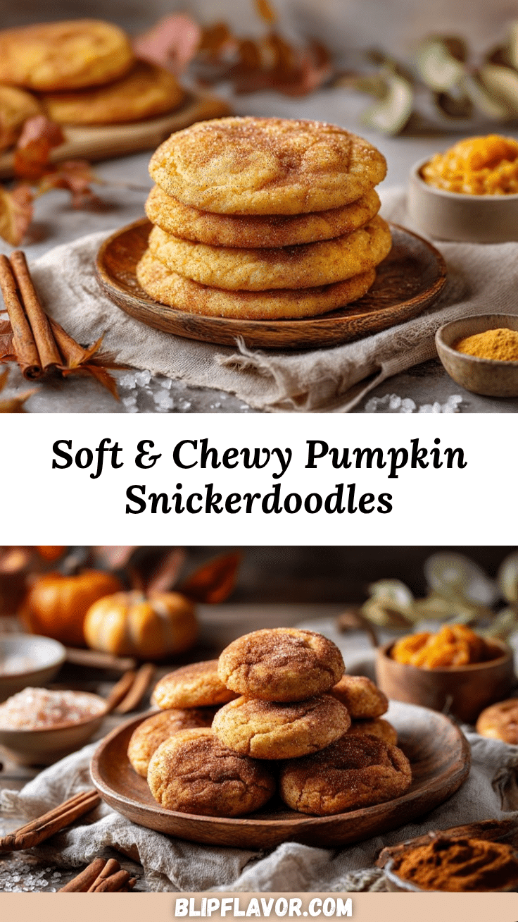 pumpkin snickerdoodle cookies recipe