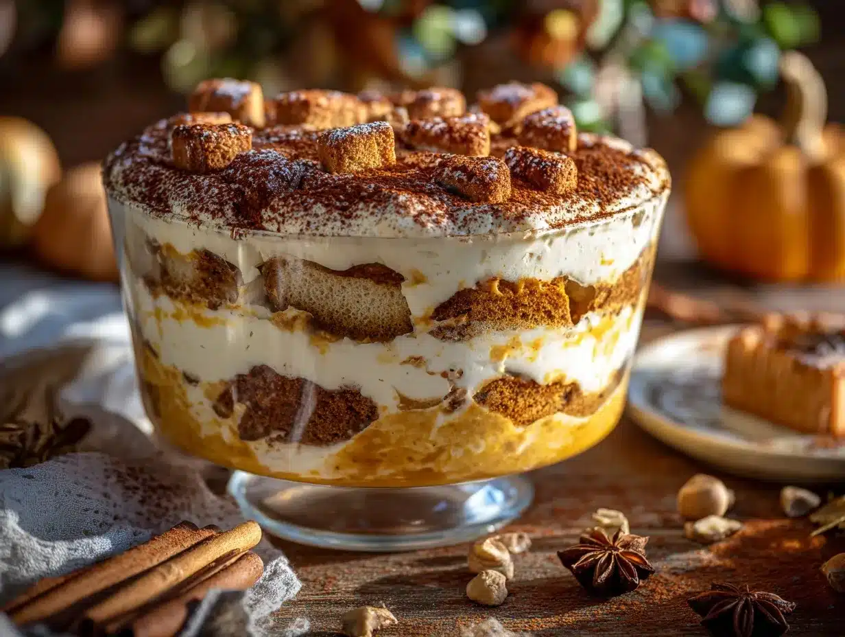 pumpkin spice tiramisu preparation steps