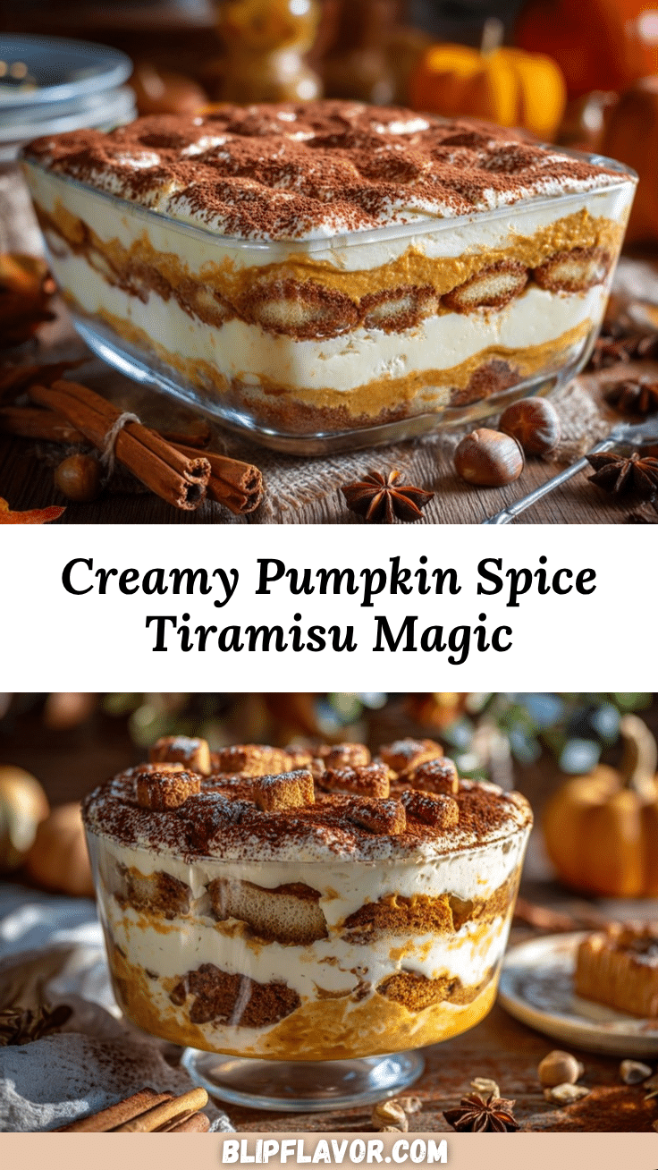 pumpkin spice tiramisu recipe