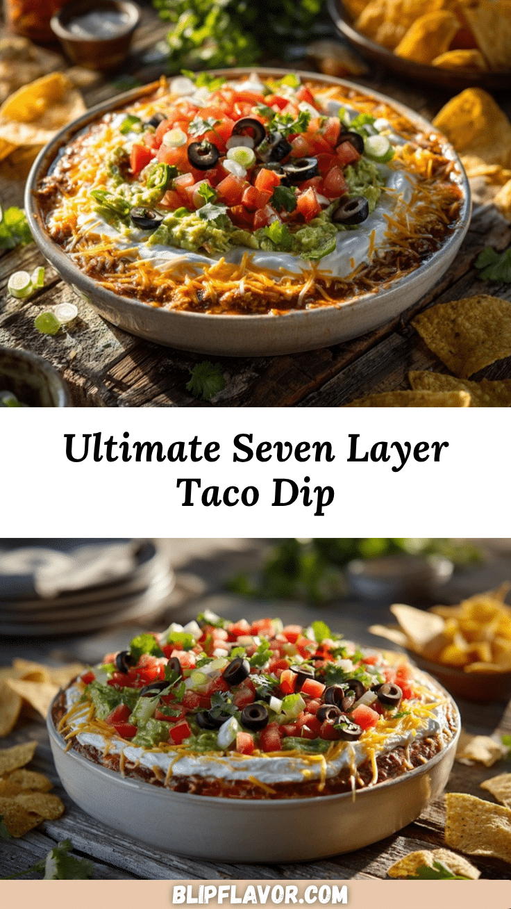 Seven Layer Taco Dip recipe