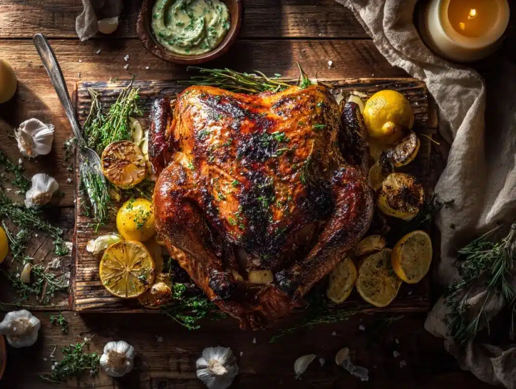 spatchcock turkey - featured image