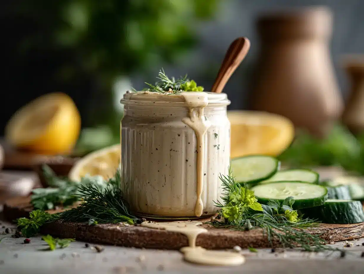tahini ranch dressing preparation steps