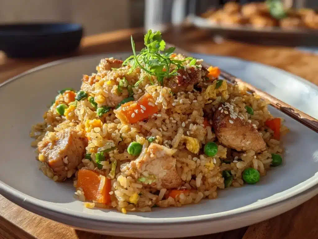turkey fried rice - featured image