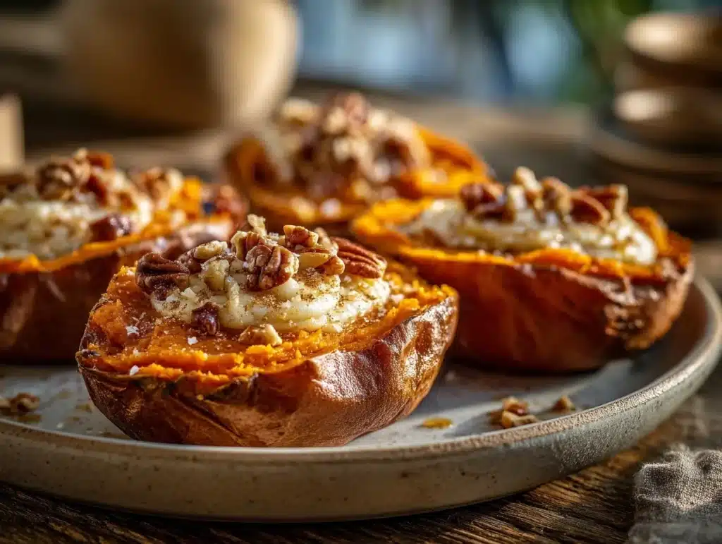 Twice-Baked Sweet Potatoes - featured image