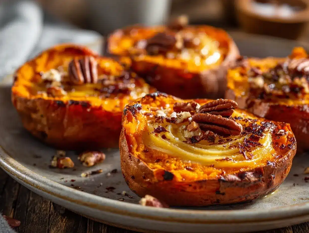 Twice-Baked Sweet Potatoes preparation steps