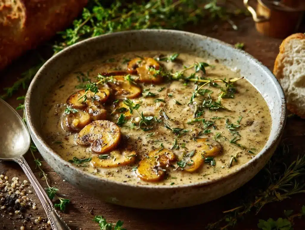 vegan mushroom gravy - featured image