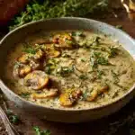 vegan mushroom gravy - featured image