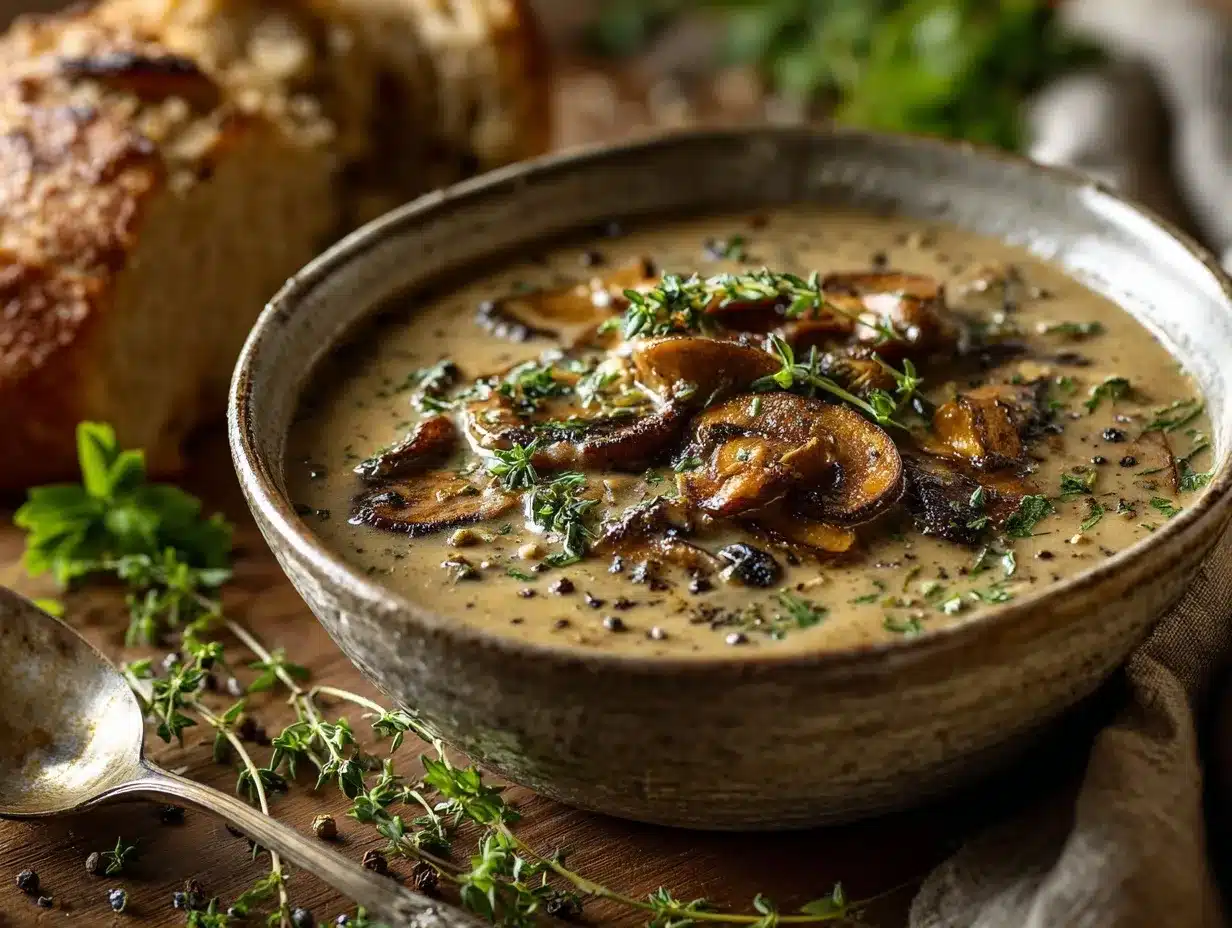 vegan mushroom gravy preparation steps