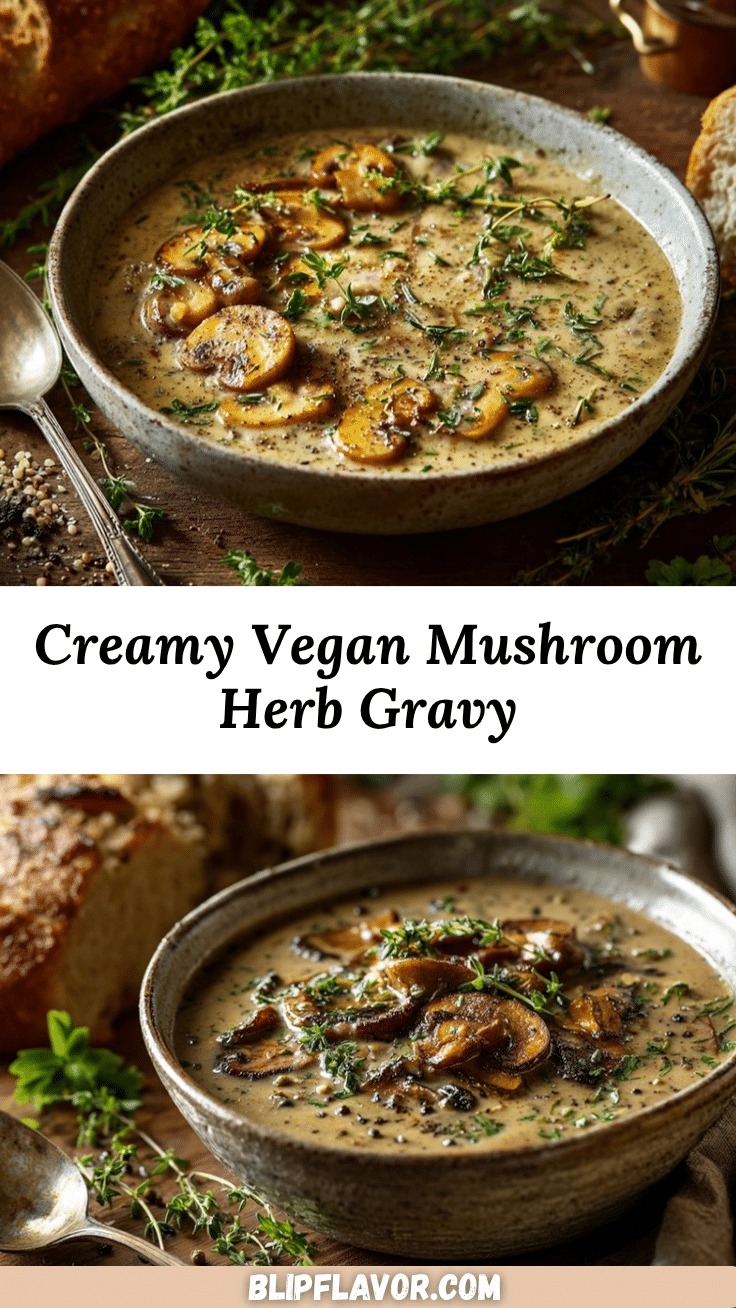 vegan mushroom gravy recipe