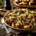 wild mushroom herb dressing - featured image