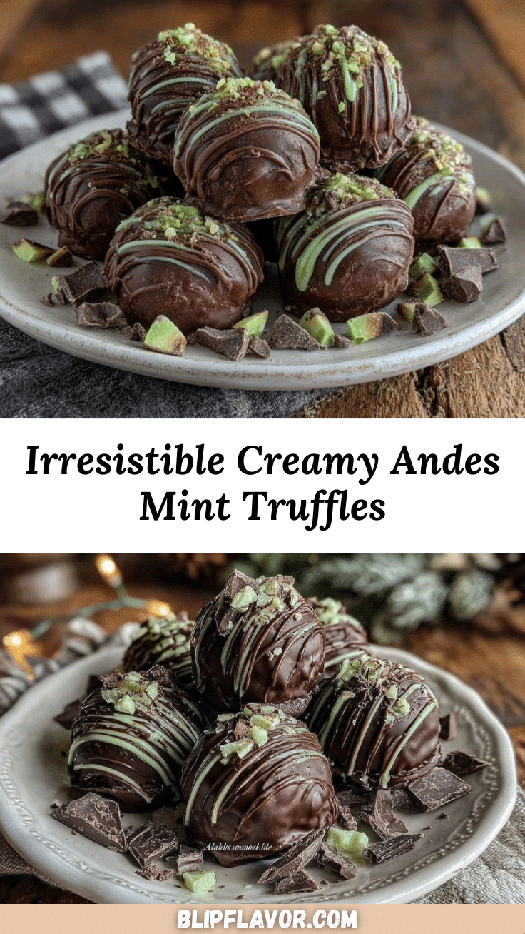 Andes Mint Chocolate Truffles recipe