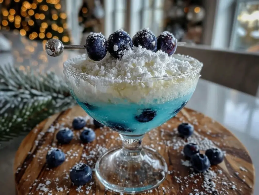 Blueberry Snow Martini - featured image