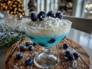 Blueberry Snow Martini - featured image
