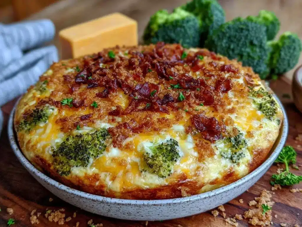 broccoli and cheese casserole - featured image