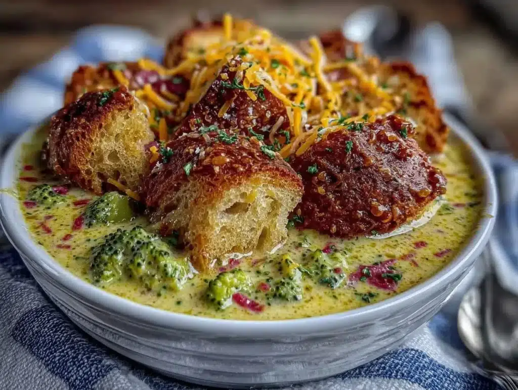 broccoli cheddar soup - featured image