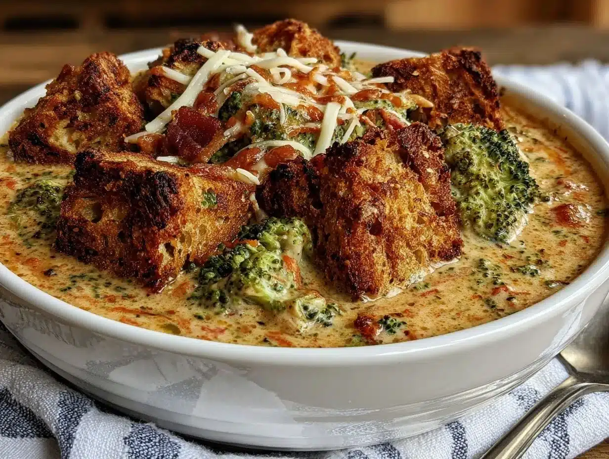 broccoli cheddar soup preparation steps