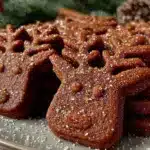 Brown Butter Maple Gingerbread Reindeer Cookies - featured image