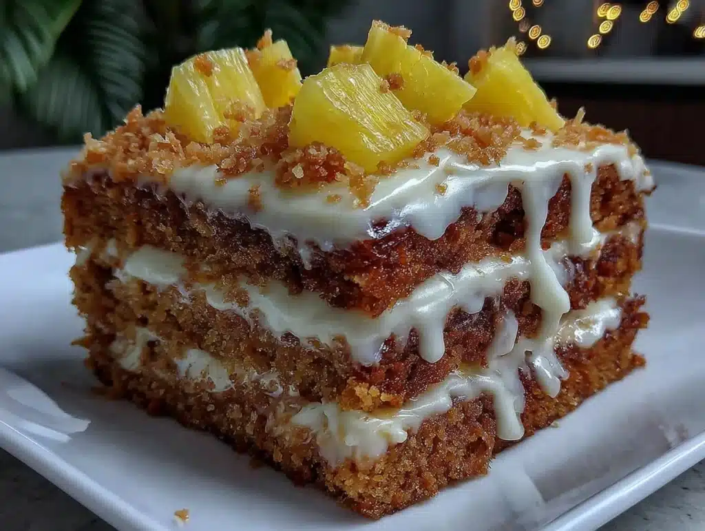 carrot pineapple cake - featured image